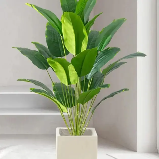 Tropical Banana Leaf Plant (Artificial)