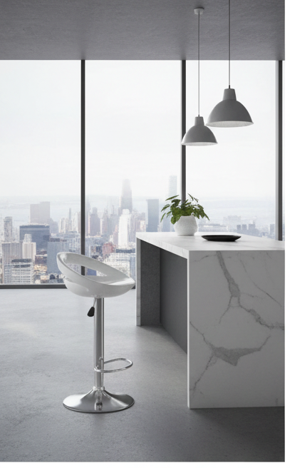 Industrial Matte Black Metal Bar Stool with Integrated Backrest - Image 11